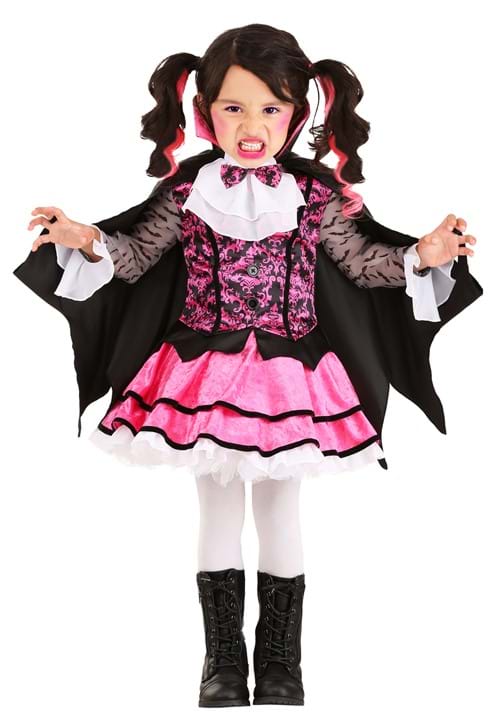 Rakuten - 幼児用 ピンク バンパイア コスチューム 女の子 ハロウィン コスプレ衣装