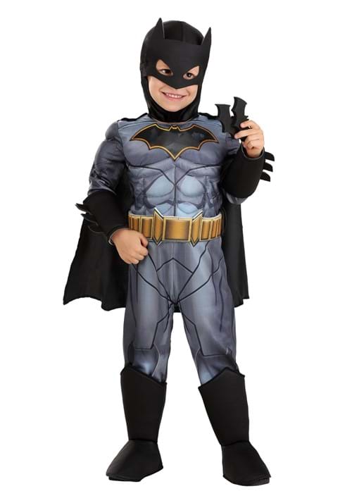 乐天商城 - トドラー用 DCコミックス デラックス バットマン コスチューム ハロウィン コスプレ衣装