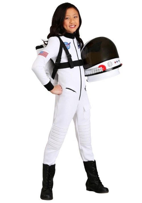 樂天商城 - 女の子用 白い宇宙飛行士 コスチューム