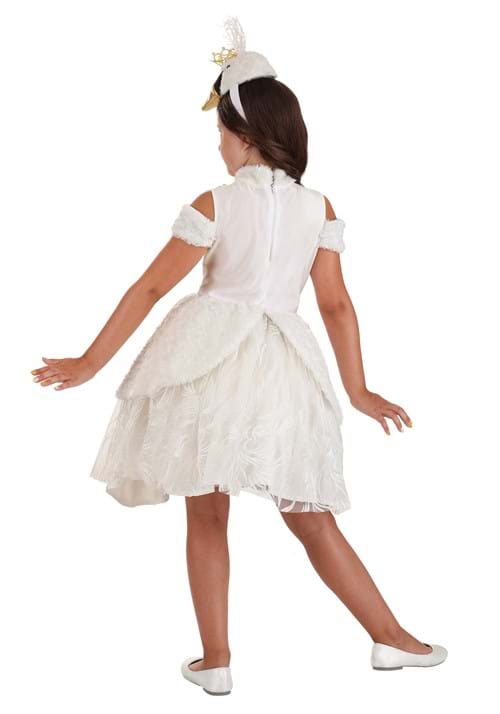 Disfraz de cisne de lujo para niña — vista 2