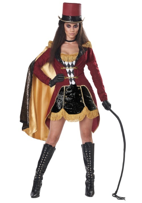 女性用 ゴージャス リングマスター コスチューム ハロウィン コスプレ