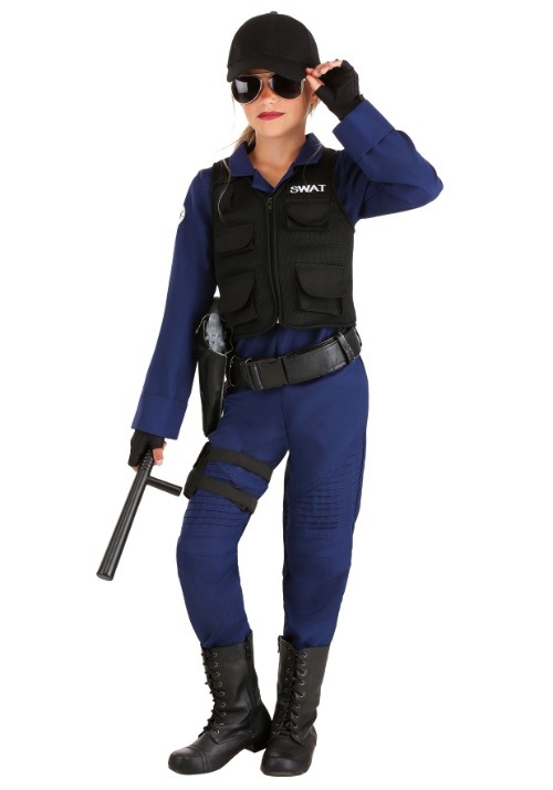 女の子用 SWAT チーム スウィーティー コスチューム