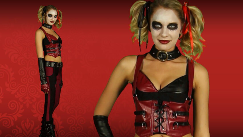 ハーレイ・クイン アーカム・シティ コスチューム ハロウィン コスプレ 2