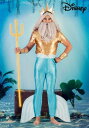 ディズニー リトル・マーメイド メンズ キング・トリトン コスチューム イベント 仮装 ハロウィン コスプレ衣装