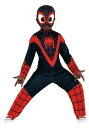 マイルスモラレス ヒーロー トドラー 男の子用 コスチューム キッズ 子供用 ハロウィンコスプレ