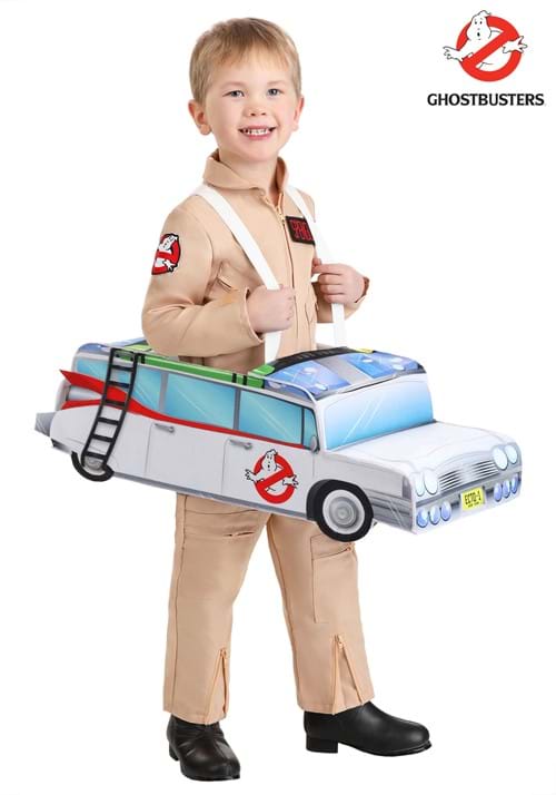 고스트 버스터스 Ecto-1 라이드 인 트들러용 코스튬 키즈 어린이용 할로윈 코스프레