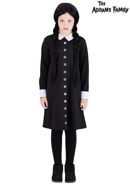 女の子 エッセンシャル ウェンズデーアダムス コスチューム ハロウィン コスプレ