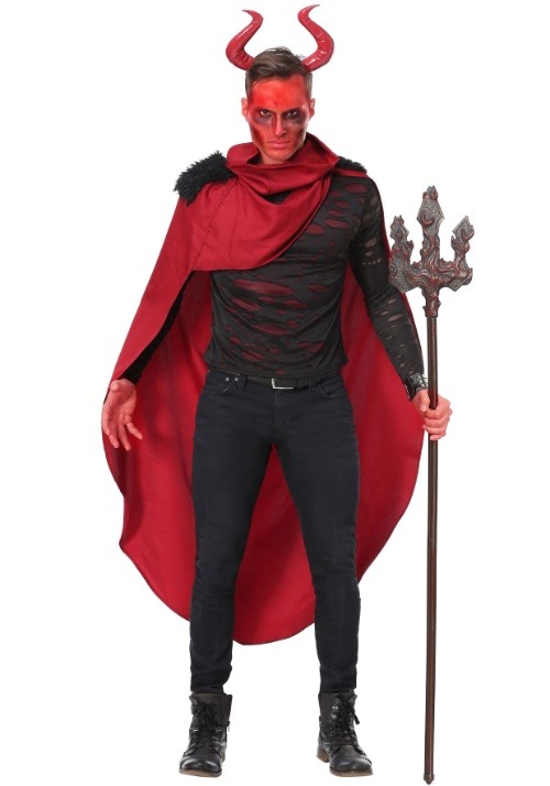 Rakuten - 悪魔の王 メンズコスチューム男性用 ハロウィン