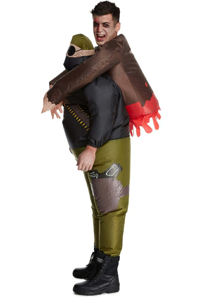 ゾンビに拐われるー！インフレータブル コスチューム 大人用 ハロウィン
