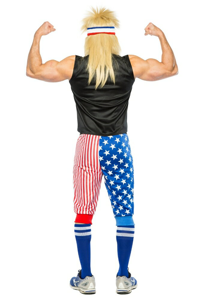 メリカ　アイ・ラブ・アメリカ コスチューム 大人用 ハロウィン