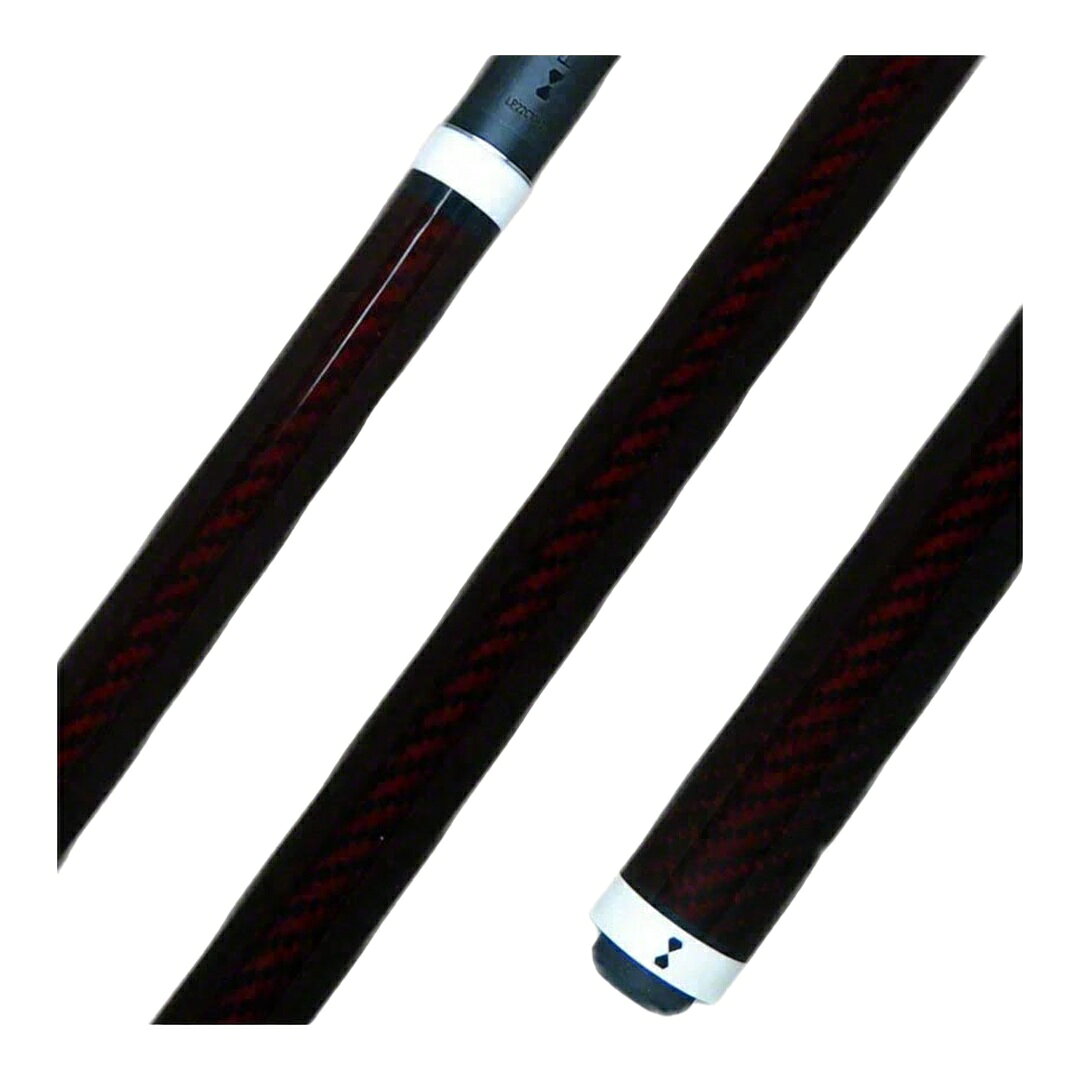Becue V2 Carbon Fiber Naked Prestige Red プレーキュー ビリヤードキュー カーボンファイバー エアブラシ塗装