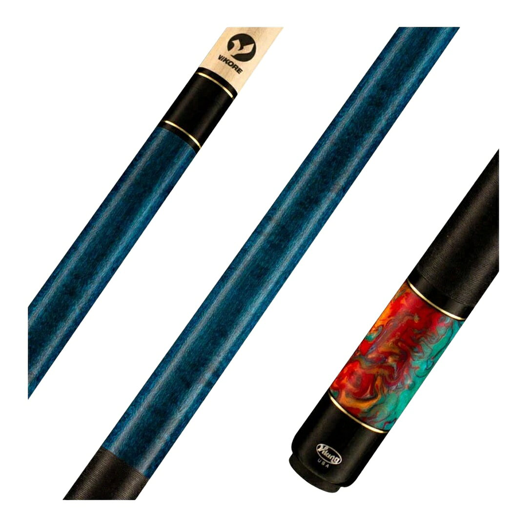 Viking Bedlam Series Teal-Stained Maple プレーキュー ViKOREシャフト 5/16クイックリリース アイリッシュリネンラップ