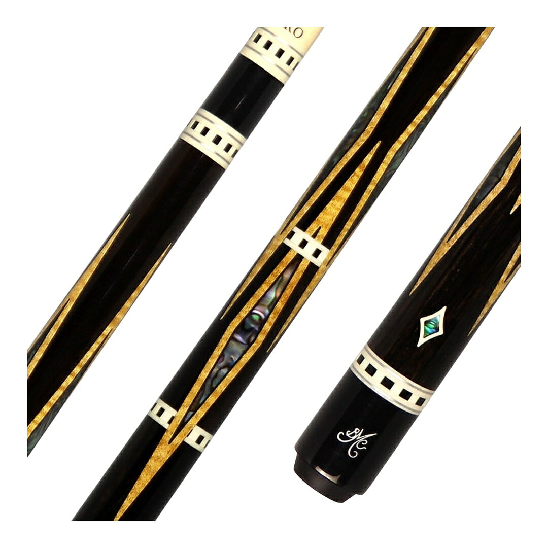 PRODUCT DETAILS Meucci BMC Ebony Diamond Limited プレーキュー ビリヤードキュー アフリカンエボニー カーリーメープル アバロン貝インレイ The Proシャフト【商品仕様】・ 種別：プレーキュー・ シャフト：The Proシャフト（メイプル）・ ジョイント：5/16x18・ バット材質：アフリカンエボニー、カーリーメープル・ インレイ：アバロン貝、カーリーメープル（計60個のダイヤモンド形状インレイ）・ 装飾：ブラックファイバートリムリング（96個のモザイクスクエア）・ 全長：58インチ（約147.3cm）【特徴】・ アフリカンエボニーのベースにカーリーメープルとアバロン貝を使用した計60個のダイヤモンドインレイを施した限定モデルです。・ 8箇所のトリムリングには、それぞれ12個のホワイトスクエア（計96個）のモザイク装飾が組み込まれています。・ シャフトにはメイプル材を使用したMeucci純正の「The Pro」シャフトが標準装備されています。・ エボニー、メープル、アバロン貝といった複数の素材を組み合わせた高い装飾性が特徴のモデルです。【ご注意】・ 海外並行輸入品のため、付属の説明書がある場合は英語表記となります。【重量のご指定】・ 重量：19oz（標準）／選択可：19oz、18oz、18.25oz、18.5oz、18.75oz、19.25oz、19.5oz、19.75oz、20oz、20.25oz、20.5oz、20.75oz、21oz・ シャフト径：12.50mm（標準径のみ・変更不可）・ 重量のご希望がある場合はご注文時の備考欄にご記入ください。ご指定がない場合は標準仕様で手配いたします。・ 重量はメーカー出荷時の実測により±0.25oz程度前後することがあります。・ ご指定仕様で手配するため、ご注文後の仕様変更・返品交換はお受けできません。 ■ 商品について 海外輸入品（説明書は英語表記の場合あり） ■ ご注意 ・掲載画像は実物に近い色味になるよう調整しておりますが、ご利用の環境により差異が生じる場合があります。・複数店舗で在庫を共有しているため、ご注文後に在庫切れとなる場合がございます。 ■ 納期について お届けの目安を必ずご確認ください。 海外正規ルート仕入れ品 海外ブランド ▼ 海外正規ブランド店 正規代理店 ▼ 当 店 ※本商品は並行輸入品です 製造元は正規品と同一のブランド・メーカーです。当店では海外正規ルートより仕入れた商品を取り扱っております。流通ルートが異なるのみで、商品自体に違いはございません。 ── 当店の商品について ── 正規品のみ取り扱い 海外正規店・正規代理店から商品を直接仕入れ、国内に輸入して販売しております。 日本未入荷・海外限定モデルも多数 日本未入荷・海外限定モデルも多数取り扱っております。サイズ・カラー違いや海外限定で販売された製品など、日本では手に入りにくいアイテムをお届けいたします。 お求めやすい価格の理由 海外市場での価格差や流通ルートの違いにより、国内販売価格よりお求めやすくなっております。品質はそのままに、よりお手頃な価格でお届けいたします。 安心保証 ご使用前に万が一、製品に不具合がございました場合は、交換または商品代金のご返金にて対応させていただきます。商品到着後5日以内にご連絡ください。 ご注意 海外からの輸入品となります。海外輸送のため、外箱に軽微なスレ等がある場合がございますが、商品本体には影響ございません。 ※在庫状況は仕入先の在庫情報をもとに出来る限り正確に表示しておりますが、取寄せ商品のため、タイミングによりご注文後に欠品・キャンセルとなる場合がございます。 お探しの商品がございましたら、お気軽にご相談ください。