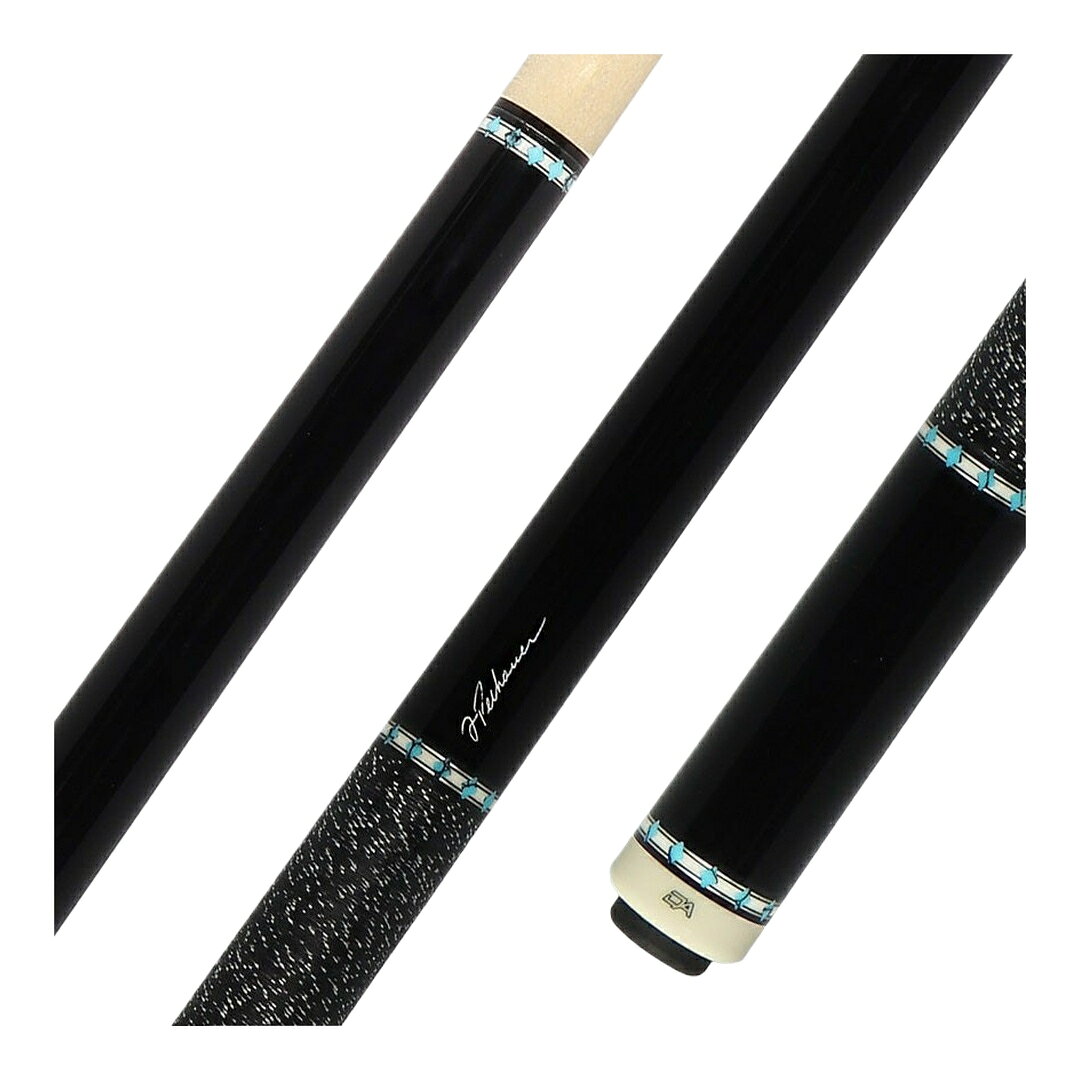 Pechauer David Alcaide 1 Turquoise Champions Collection プレーキュー エボニー ターコイズインレイ アイリッシュリネンラップ