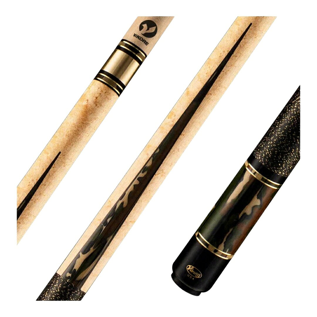 Viking Defender Series Birdseye Maple プレーキュー ViKOREシャフト 5/16x18クイックリリース アイリッシュリネンラップ
