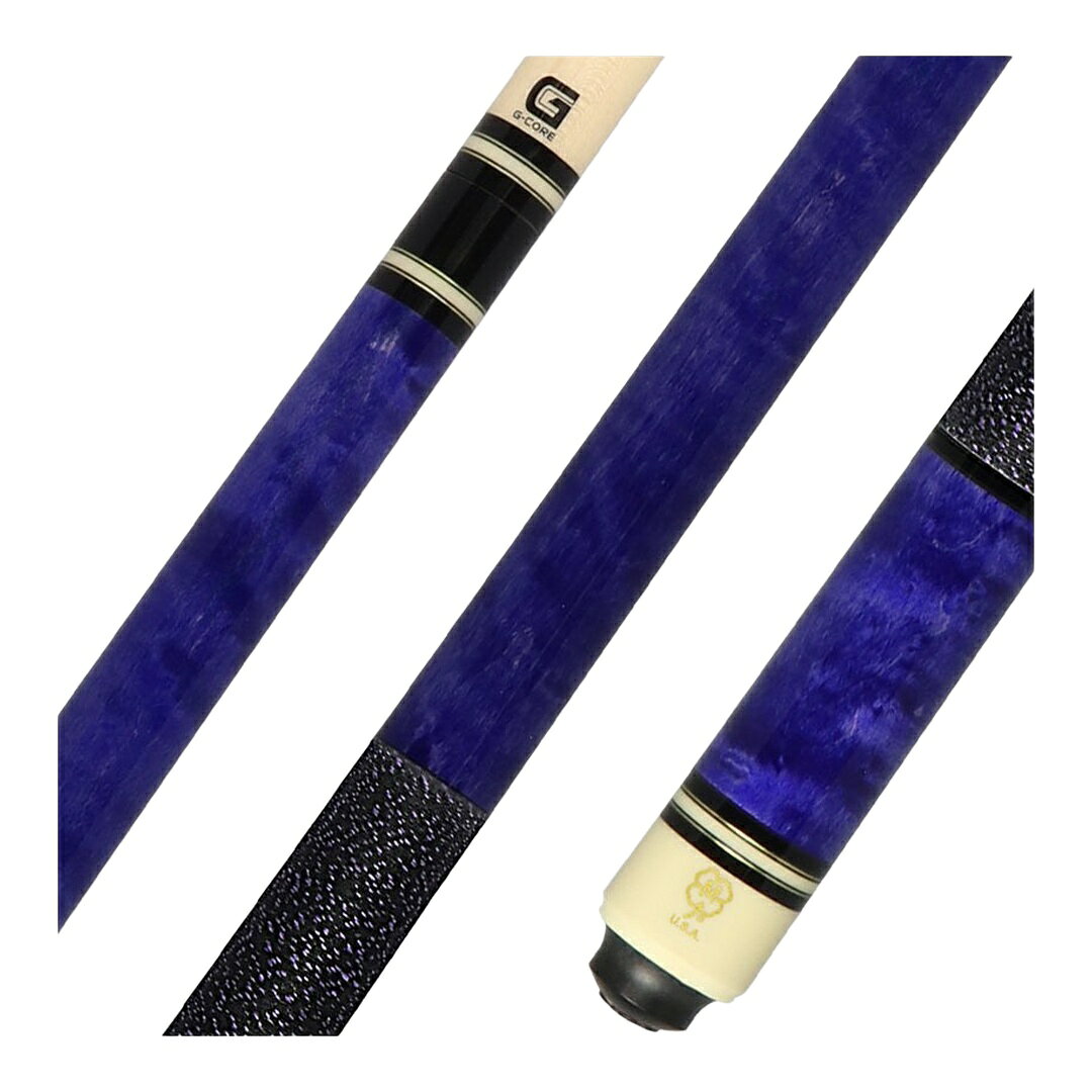 McDermott G Series Purple Stained Birdseye Maple プレーキュー G-Coreシャフト 3/8-10山 ウッドグリップ
