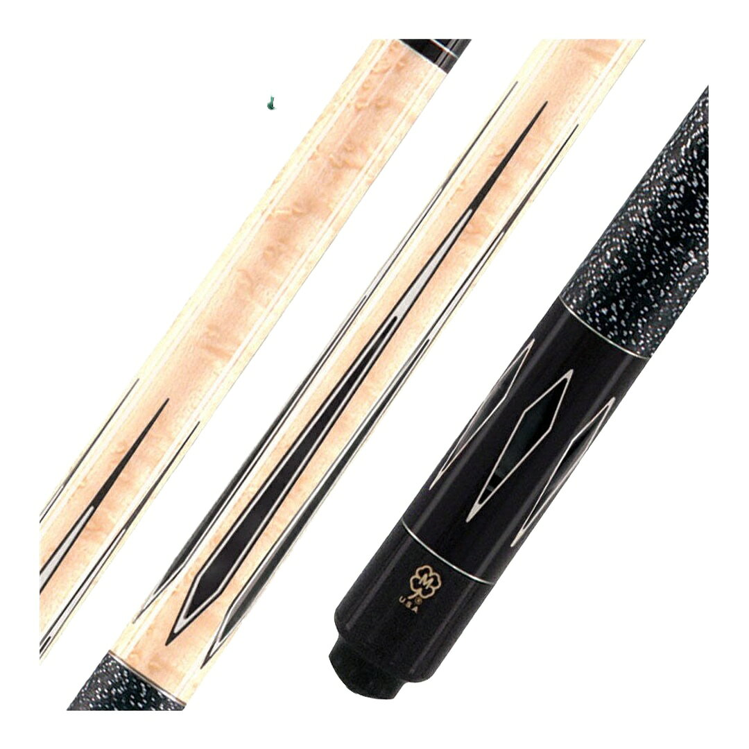 PRODUCT DETAILS McDermott G Series Birdseye Maple with Gray Pearl Points プレーキュー G-Coreシャフト アイリッシュリネンラップ【商品仕様】・ 種別：プレーキュー・ ブランド：McDermott・ シャフト：G-Core（ローディフレクション）・ ジョイント：3/8x10・ フォアアーム：バーズアイメープル（ステイン加工）、グレーパール、ボーンインレイ・ バットスリーブ：ブラックウレタン、グレーパール、ボーンインレイ・ ラップ：アイリッシュリネン（ブラック/ホワイト）・ リング：カスタムシルバーリング【特徴】・ フォアアームにはステイン加工を施したバーズアイメープルを使用し、6つのグレーパールとボーン素材によるインレイが施されています。・ 標準装備のG-Coreシャフトは、先端部分にカーボンファイバーコアを内蔵した多層構造により、安定性と精度を高めています。・ バットスリーブにはブラックウレタンをベースに、フォアアームと共通のデザインモチーフが配置されています。・ シルバーのカスタムリングワークがアクセントとなり、全体的に統一感のあるクラシックなデザインに仕上がっています。【ご注意】・ 海外並行輸入品のため、付属の説明書がある場合は英語表記となります。【重量のご指定】・ 重量：19oz（標準）／選択可：19oz、18oz、18.25oz、18.5oz、18.75oz、19.25oz、19.5oz、19.75oz、20oz、20.25oz、20.5oz、20.75oz、21oz・ シャフト径：13.00mm（標準径のみ・変更不可）・ 重量のご希望がある場合はご注文時の備考欄にご記入ください。ご指定がない場合は標準仕様で手配いたします。・ 重量はメーカー出荷時の実測により±0.25oz程度前後することがあります。・ ご指定仕様で手配するため、ご注文後の仕様変更・返品交換はお受けできません。 ■ 商品について 海外輸入品（説明書は英語表記の場合あり） ■ ご注意 ・掲載画像は実物に近い色味になるよう調整しておりますが、ご利用の環境により差異が生じる場合があります。・複数店舗で在庫を共有しているため、ご注文後に在庫切れとなる場合がございます。 ■ 納期について お届けの目安を必ずご確認ください。 海外正規ルート仕入れ品 海外ブランド ▼ 海外正規ブランド店 正規代理店 ▼ 当 店 ※本商品は並行輸入品です 製造元は正規品と同一のブランド・メーカーです。当店では海外正規ルートより仕入れた商品を取り扱っております。流通ルートが異なるのみで、商品自体に違いはございません。 ── 当店の商品について ── 正規品のみ取り扱い 海外正規店・正規代理店から商品を直接仕入れ、国内に輸入して販売しております。 日本未入荷・海外限定モデルも多数 日本未入荷・海外限定モデルも多数取り扱っております。サイズ・カラー違いや海外限定で販売された製品など、日本では手に入りにくいアイテムをお届けいたします。 お求めやすい価格の理由 海外市場での価格差や流通ルートの違いにより、国内販売価格よりお求めやすくなっております。品質はそのままに、よりお手頃な価格でお届けいたします。 安心保証 ご使用前に万が一、製品に不具合がございました場合は、交換または商品代金のご返金にて対応させていただきます。商品到着後5日以内にご連絡ください。 ご注意 海外からの輸入品となります。海外輸送のため、外箱に軽微なスレ等がある場合がございますが、商品本体には影響ございません。 ※在庫状況は仕入先の在庫情報をもとに出来る限り正確に表示しておりますが、取寄せ商品のため、タイミングによりご注文後に欠品・キャンセルとなる場合がございます。 お探しの商品がございましたら、お気軽にご相談ください。