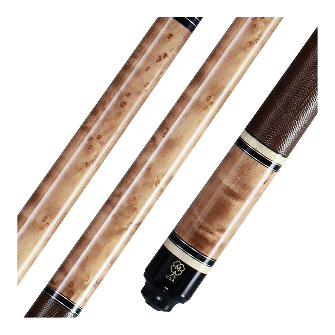 McDermott G Series Natural Walnut Stained Birdseye Maple プレーキュー G-Coreシャフト リザード型押しレザーラップ