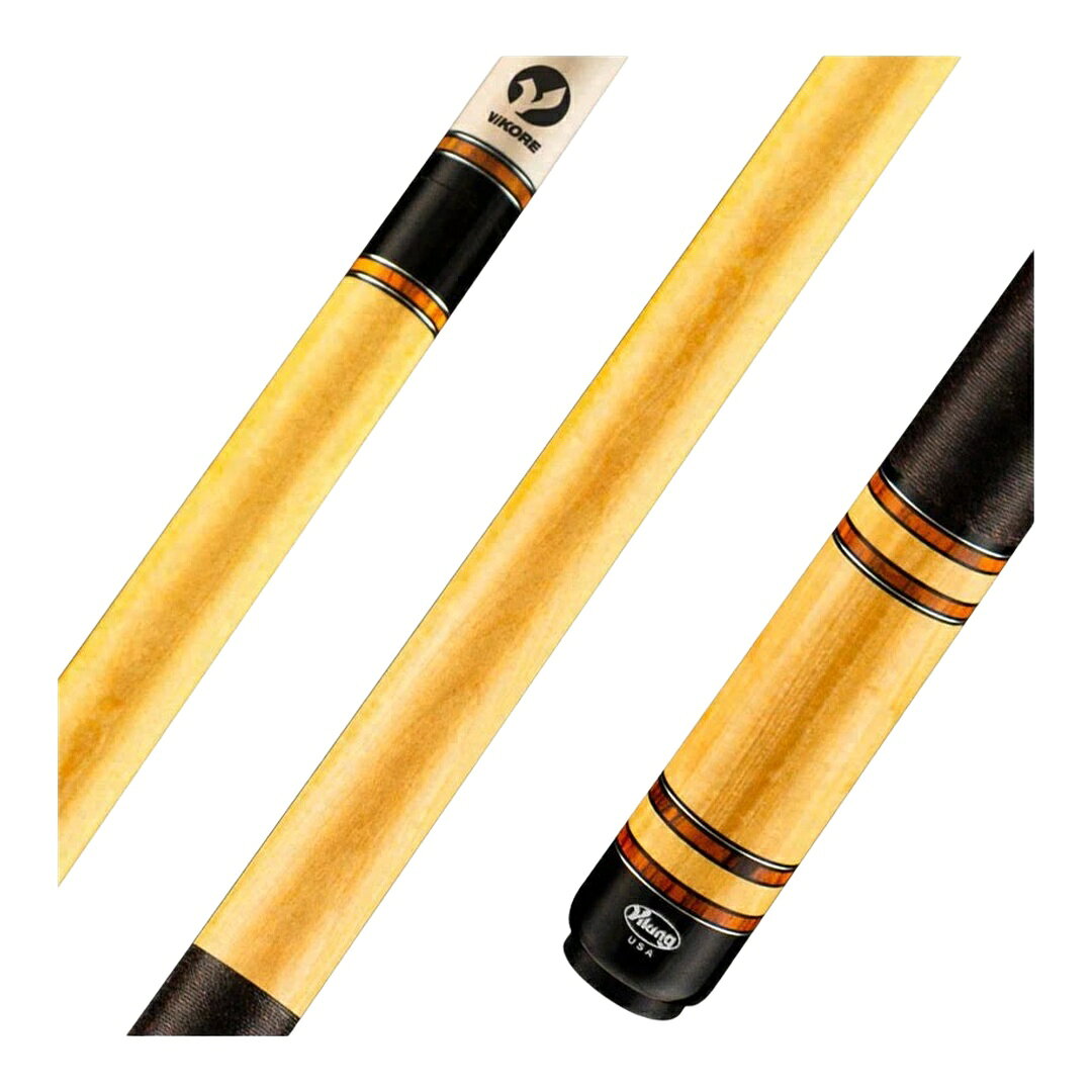 Viking Impero Series プレーキュー Ceylon Satinwood アイリッシュリネンラップ 5/16-18クイックリリース ViKOREシャフト