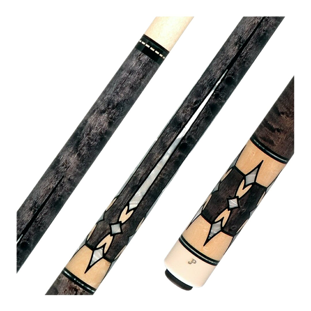 PRODUCT DETAILS Pechauer JP Series プレーキュー スモークステインメープル パールポイントインレイ ノーラップ スピードジョイント【商品仕様】・ 種別：プレーキュー・ シャフト：10-12インチ プロテーパー・ 先角：5/8インチ・ タップ：Pechauer Jade Medium・ ジョイント：Pechauer Speed joint（パイロテッド）・ ジョイントカラー：Juma・ ジョイントサイズ：.850・ バット材質：スモークステイン・フィギュアドメープル、パールポイント・インレイ・ ラップ：ノーラップ・ 全長：58インチ（約147cm）・ 重量調整：ウェイトボルトによる調整が可能【特徴】・ スモークステイン加工を施したフィギュアドメープルに、エボニーとメープルのインレイで縁取られた5つのパールポイントを配置したデザインです。・ グリップ部分は段差のないスムーズな感触が得られるノーラップ仕様を採用しています。・ Pechauer独自のスピードジョイントシステムを搭載し、確実なジョイントと一貫性のある打感を実現しています。・ 10-12インチのプロテーパーシャフトにより、安定したバランスと精度を提供します。【ご注意】・ 海外並行輸入品のため、付属の説明書がある場合は英語表記となります。【重量のご指定】・ 重量：19oz（標準）／選択可：19oz、18oz、18.25oz、18.5oz、18.75oz、19.25oz、19.5oz、19.75oz、20oz、20.25oz、20.5oz、20.75oz、21oz・ 重量のご希望がある場合はご注文時の備考欄にご記入ください。ご指定がない場合は標準仕様で手配いたします。・ 重量はメーカー出荷時の実測により±0.25oz程度前後することがあります。・ ご指定仕様で手配するため、ご注文後の仕様変更・返品交換はお受けできません。 ■ 商品について 海外輸入品（説明書は英語表記の場合あり） ■ ご注意 ・掲載画像は実物に近い色味になるよう調整しておりますが、ご利用の環境により差異が生じる場合があります。・複数店舗で在庫を共有しているため、ご注文後に在庫切れとなる場合がございます。 ■ 納期について お届けの目安を必ずご確認ください。 海外正規ルート仕入れ品 海外ブランド ▼ 海外正規ブランド店 正規代理店 ▼ 当 店 ※本商品は並行輸入品です 製造元は正規品と同一のブランド・メーカーです。当店では海外正規ルートより仕入れた商品を取り扱っております。流通ルートが異なるのみで、商品自体に違いはございません。 ── 当店の商品について ── 正規品のみ取り扱い 海外正規店・正規代理店から商品を直接仕入れ、国内に輸入して販売しております。 日本未入荷・海外限定モデルも多数 日本未入荷・海外限定モデルも多数取り扱っております。サイズ・カラー違いや海外限定で販売された製品など、日本では手に入りにくいアイテムをお届けいたします。 お求めやすい価格の理由 海外市場での価格差や流通ルートの違いにより、国内販売価格よりお求めやすくなっております。品質はそのままに、よりお手頃な価格でお届けいたします。 安心保証 ご使用前に万が一、製品に不具合がございました場合は、交換または商品代金のご返金にて対応させていただきます。商品到着後5日以内にご連絡ください。 ご注意 海外からの輸入品となります。海外輸送のため、外箱に軽微なスレ等がある場合がございますが、商品本体には影響ございません。 ※在庫状況は仕入先の在庫情報をもとに出来る限り正確に表示しておりますが、取寄せ商品のため、タイミングによりご注文後に欠品・キャンセルとなる場合がございます。 お探しの商品がございましたら、お気軽にご相談ください。