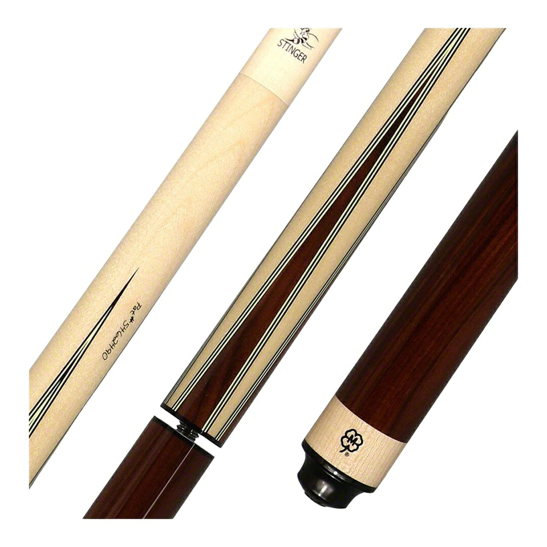 McDermott Stinger Maple Rosewood Points ノーラップ ブレイクジャンプ兼用 ビリヤードキュー