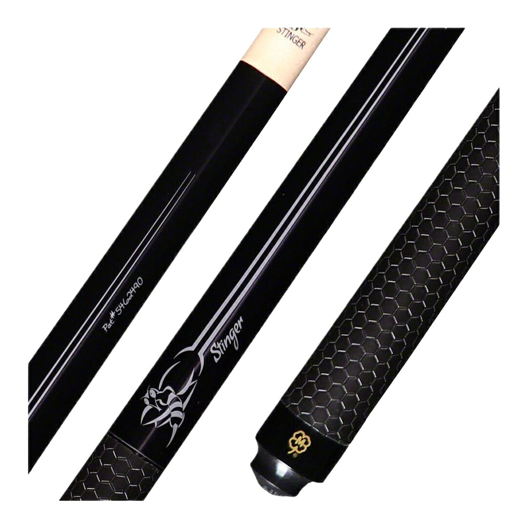 PRODUCT DETAILS McDermott Stinger ブレイクジャンプキュー スポーツラップ スティンガーテクノロジー ビリヤードキュー【商品仕様】・ 種別：ブレイク/ジャンプ兼用キュー・ シャフト：ハードメープル（スティンガーテクノロジー搭載）・ タップ：スティンガー専用フェノリックタップ・ ジョイント：3/8x10山・ バット材質：ハードメープル・ ラップ：スポーツラップ・ 全長：58インチ（約147cm）・ 重量調整：ウェイトボルトによる調整が可能【特徴】・ ブレイクショットとジャンプショットの両方に対応した兼用モデルです。・ スティンガーテクノロジーにより、インパクト時の衝撃をシャフトの中心へ直接伝達します。・ 独自のフェルール構造がエネルギーの分散を抑え、効率的かつ精度の高いショットをサポートします。・ 滑りにくく確実なグリップを可能にする、テクスチャ加工のスポーツラップを採用しています。【ご注意】・ 海外並行輸入品のため、付属の説明書がある場合は英語表記となります。【重量のご指定】・ 重量：19oz（標準）／選択可：19oz、18oz、18.25oz、18.5oz、18.75oz、19.25oz、19.5oz、19.75oz、20oz、20.25oz、20.5oz、20.75oz、21oz・ 重量のご希望がある場合はご注文時の備考欄にご記入ください。ご指定がない場合は標準仕様で手配いたします。・ 重量はメーカー出荷時の実測により±0.25oz程度前後することがあります。・ ご指定仕様で手配するため、ご注文後の仕様変更・返品交換はお受けできません。 ■ 商品について 海外輸入品（説明書は英語表記の場合あり） ■ ご注意 ・掲載画像は実物に近い色味になるよう調整しておりますが、ご利用の環境により差異が生じる場合があります。・複数店舗で在庫を共有しているため、ご注文後に在庫切れとなる場合がございます。 ■ 納期について お届けの目安を必ずご確認ください。 海外正規ルート仕入れ品 海外ブランド ▼ 海外正規ブランド店 正規代理店 ▼ 当 店 ※本商品は並行輸入品です 製造元は正規品と同一のブランド・メーカーです。当店では海外正規ルートより仕入れた商品を取り扱っております。流通ルートが異なるのみで、商品自体に違いはございません。 ── 当店の商品について ── 正規品のみ取り扱い 海外正規店・正規代理店から商品を直接仕入れ、国内に輸入して販売しております。 日本未入荷・海外限定モデルも多数 日本未入荷・海外限定モデルも多数取り扱っております。サイズ・カラー違いや海外限定で販売された製品など、日本では手に入りにくいアイテムをお届けいたします。 お求めやすい価格の理由 海外市場での価格差や流通ルートの違いにより、国内販売価格よりお求めやすくなっております。品質はそのままに、よりお手頃な価格でお届けいたします。 安心保証 ご使用前に万が一、製品に不具合がございました場合は、交換または商品代金のご返金にて対応させていただきます。商品到着後5日以内にご連絡ください。 ご注意 海外からの輸入品となります。海外輸送のため、外箱に軽微なスレ等がある場合がございますが、商品本体には影響ございません。 ※在庫状況は仕入先の在庫情報をもとに出来る限り正確に表示しておりますが、取寄せ商品のため、タイミングによりご注文後に欠品・キャンセルとなる場合がございます。 お探しの商品がございましたら、お気軽にご相談ください。
