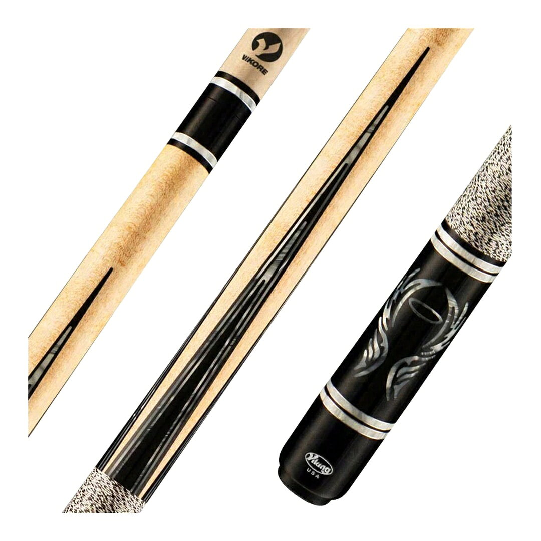 Viking Ovation Series Khaki-Stained Maple プレーキュー ViKOREメイプルシャフト アイリッシュリネンラップ 5/16x18ジョイント
