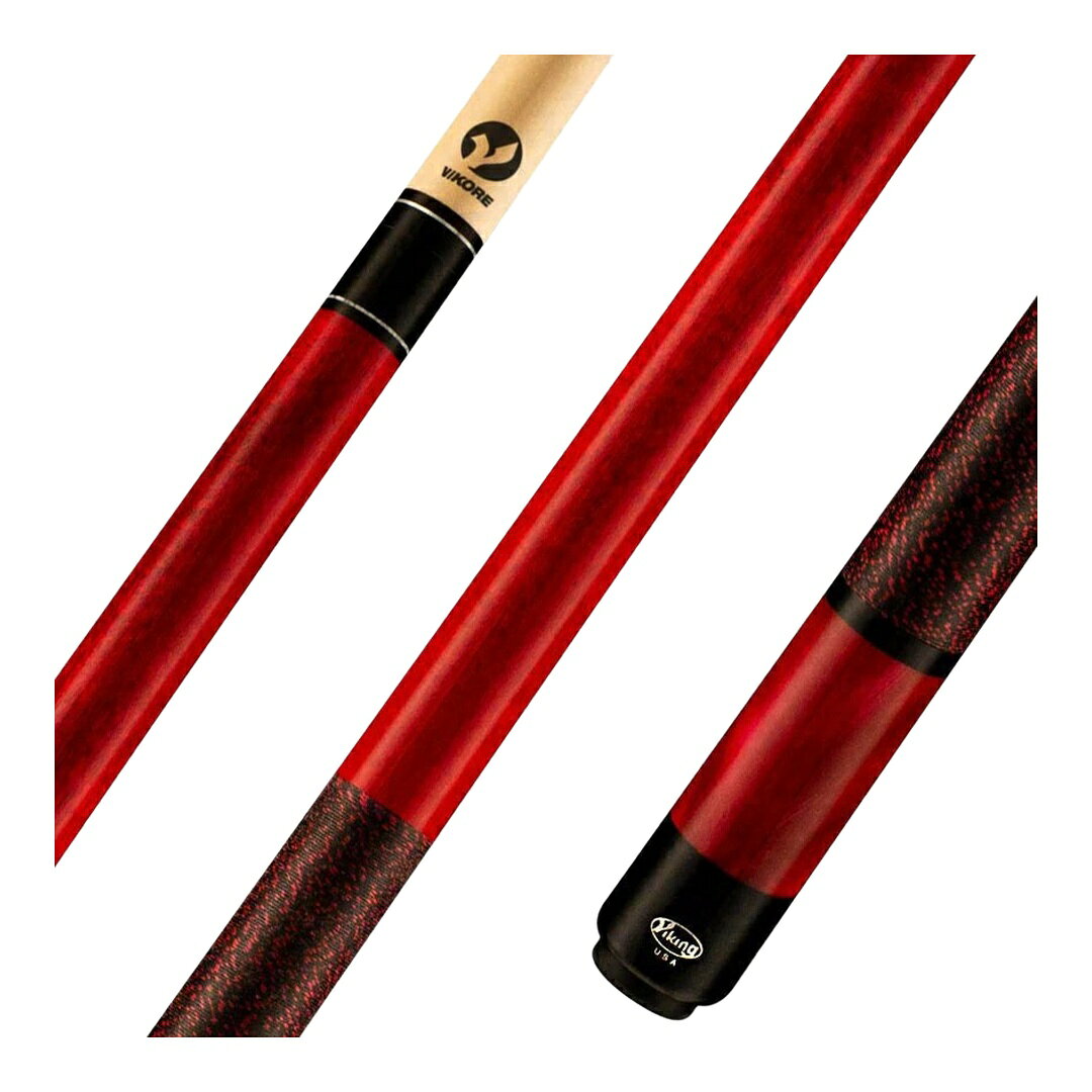 PRODUCT DETAILS Viking Storm Series プレーキュー 北米産メープル レッドステイン アイリッシュリネンラップ Vikingクイックリリース【商品仕様】・ 種別：プレーキュー・ シャフト：ViKORE ハードロックメープル（5年熟成材）・ 先角：Viking SUPER Ferrule・ 先端径：12.75mm・ タップ：Everest ラミネートタップ・ ジョイント：Viking 5/16 クイックリリージョイント（真鍮インサート）・ バット材：北米産メープル（クリムゾンステイン）・ ラップ：ダブルプレス・アイリッシュリネン（ブラック/レッド）・ テーパー：12-14インチ プロテーパー・ 塗装：UVウレタン3層コーティング・ バンパー：スレッドラバーバンパー【特徴】・ バット径を細めに設計したスリムなデザインにより、快適なグリップ感と操作性を備えています。・ 5年間熟成させた北米産のハードロックメープルを使用し、18ヶ月から24ヶ月の期間をかけて丁寧に削り出しを行っています。・ 独自のViKOREパフォーマンスシャフトを標準装備しており、精度の高いショットをサポートします。・ 真鍮インサートを用いたクイックリリースジョイントにより、スムーズな着脱とダイレクトな打感を実現しています。【ご注意】・ 海外並行輸入品のため、付属の説明書がある場合は英語表記となります。【重量のご指定】・ 重量：19oz（標準）／選択可：19oz、18oz、18.25oz、18.5oz、18.75oz、19.25oz、19.5oz、19.75oz、20oz、20.25oz、20.5oz、20.75oz、21oz・ シャフト径：12.75mm（標準径のみ・変更不可）・ 重量のご希望がある場合はご注文時の備考欄にご記入ください。ご指定がない場合は標準仕様で手配いたします。・ 重量はメーカー出荷時の実測により±0.25oz程度前後することがあります。・ ご指定仕様で手配するため、ご注文後の仕様変更・返品交換はお受けできません。 ■ 商品について 海外輸入品（説明書は英語表記の場合あり） ■ ご注意 ・掲載画像は実物に近い色味になるよう調整しておりますが、ご利用の環境により差異が生じる場合があります。・複数店舗で在庫を共有しているため、ご注文後に在庫切れとなる場合がございます。 ■ 納期について お届けの目安を必ずご確認ください。 海外正規ルート仕入れ品 海外ブランド ▼ 海外正規ブランド店 正規代理店 ▼ 当 店 ※本商品は並行輸入品です 製造元は正規品と同一のブランド・メーカーです。当店では海外正規ルートより仕入れた商品を取り扱っております。流通ルートが異なるのみで、商品自体に違いはございません。 ── 当店の商品について ── 正規品のみ取り扱い 海外正規店・正規代理店から商品を直接仕入れ、国内に輸入して販売しております。 日本未入荷・海外限定モデルも多数 日本未入荷・海外限定モデルも多数取り扱っております。サイズ・カラー違いや海外限定で販売された製品など、日本では手に入りにくいアイテムをお届けいたします。 お求めやすい価格の理由 海外市場での価格差や流通ルートの違いにより、国内販売価格よりお求めやすくなっております。品質はそのままに、よりお手頃な価格でお届けいたします。 安心保証 ご使用前に万が一、製品に不具合がございました場合は、交換または商品代金のご返金にて対応させていただきます。商品到着後5日以内にご連絡ください。 ご注意 海外からの輸入品となります。海外輸送のため、外箱に軽微なスレ等がある場合がございますが、商品本体には影響ございません。 ※在庫状況は仕入先の在庫情報をもとに出来る限り正確に表示しておりますが、取寄せ商品のため、タイミングによりご注文後に欠品・キャンセルとなる場合がございます。 お探しの商品がございましたら、お気軽にご相談ください。