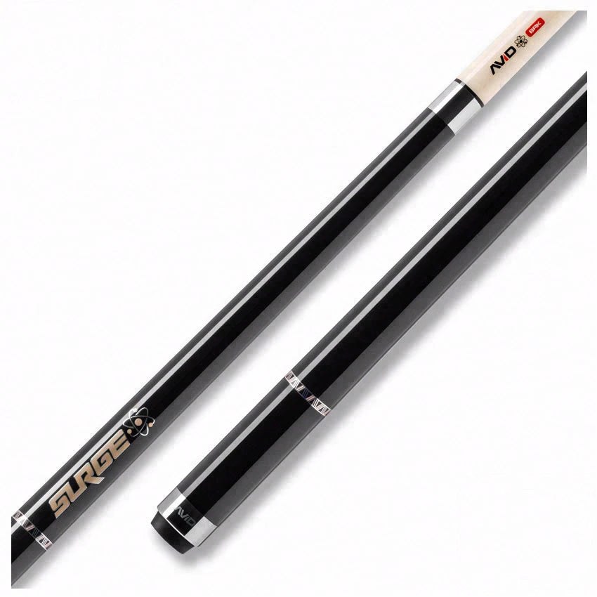 PRODUCT DETAILS Cuetec Avid Surge ブレイクキュー ノーラップ 3/8x14ジョイント グラスファイバーコンポジット ウッドコア【商品仕様】・ 種別：ブレイクキュー・ シャフト：AVID Power+（低反発・グラスファイバーコンポジット）・ テーパー：Surge Power Proテーパー・ タップ：Power+ フェノリック樹脂・グラスパッド（エクストラハード）・ ジョイント：3/8x14山（21.30mm）・ バット構造：A+級メープルコア・多層グラスファイバー加工・ ラップ：なし（ノーラップ）・ 全長：58インチ（約147.3cm / シャフト29インチ・バット29インチ）・ 重量調整：Acueweight Gen IIシステム搭載（0.25oz単位）・ その他：Duoスマートエクステンション対応バンパー、ジョイントプロテクター付属【特徴】・ 窯出し乾燥されたA+グレードのメープル材を核とし、外側に多層グラスファイバーを接着することでパワー伝達効率を高めた構造を採用しています。・ 先端部にはローディフレクション（低トビ）技術を応用したPower+フロントエンドを搭載しており、精度とパワーを両立させています。・ Acueweight Generation IIシステムにより、ボルトの変更で細かな重量カスタマイズが可能です。・ 後端部には別売りのDuoスマートエクステンションを素早く装着できる専用バンパーが標準装備されています。【ご注意】・ 海外並行輸入品のため、付属の説明書がある場合は英語表記となります。・ エクステンション（延長パーツ）は付属しません（別売）。「エクステンション対応（Extension Ready）」はバンパーが装着に対応していることを示すもので、商品画像にエクステンションが写っている場合も付属しません。【重量のご指定】・ 重量：19oz（標準）／選択可：19oz、18oz、18.5oz、19.5oz、20oz、20.5oz、21oz・ シャフト径：13.00mm（標準径のみ・変更不可）・ 重量のご希望がある場合はご注文時の備考欄にご記入ください。ご指定がない場合は標準仕様で手配いたします。・ 重量はメーカー出荷時の実測により±0.25oz程度前後することがあります。・ ご指定仕様で手配するため、ご注文後の仕様変更・返品交換はお受けできません。 ■ 商品について 海外輸入品（説明書は英語表記の場合あり） ■ ご注意 ・掲載画像は実物に近い色味になるよう調整しておりますが、ご利用の環境により差異が生じる場合があります。・複数店舗で在庫を共有しているため、ご注文後に在庫切れとなる場合がございます。 ■ 納期について お届けの目安を必ずご確認ください。 海外正規ルート仕入れ品 海外ブランド ▼ 海外正規ブランド店 正規代理店 ▼ 当 店 ※本商品は並行輸入品です 製造元は正規品と同一のブランド・メーカーです。当店では海外正規ルートより仕入れた商品を取り扱っております。流通ルートが異なるのみで、商品自体に違いはございません。 ── 当店の商品について ── 正規品のみ取り扱い 海外正規店・正規代理店から商品を直接仕入れ、国内に輸入して販売しております。 日本未入荷・海外限定モデルも多数 日本未入荷・海外限定モデルも多数取り扱っております。サイズ・カラー違いや海外限定で販売された製品など、日本では手に入りにくいアイテムをお届けいたします。 お求めやすい価格の理由 海外市場での価格差や流通ルートの違いにより、国内販売価格よりお求めやすくなっております。品質はそのままに、よりお手頃な価格でお届けいたします。 安心保証 ご使用前に万が一、製品に不具合がございました場合は、交換または商品代金のご返金にて対応させていただきます。商品到着後5日以内にご連絡ください。 ご注意 海外からの輸入品となります。海外輸送のため、外箱に軽微なスレ等がある場合がございますが、商品本体には影響ございません。 ※在庫状況は仕入先の在庫情報をもとに出来る限り正確に表示しておりますが、取寄せ商品のため、タイミングによりご注文後に欠品・キャンセルとなる場合がございます。 お探しの商品がございましたら、お気軽にご相談ください。
