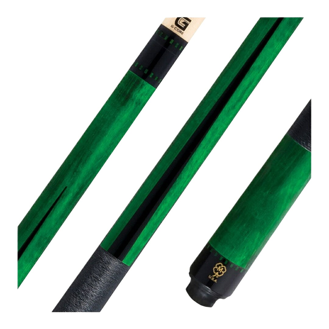 McDermott G Series Emerald Green プレーキュー メープル 3/8x10ジョイント Irish Linenラップ