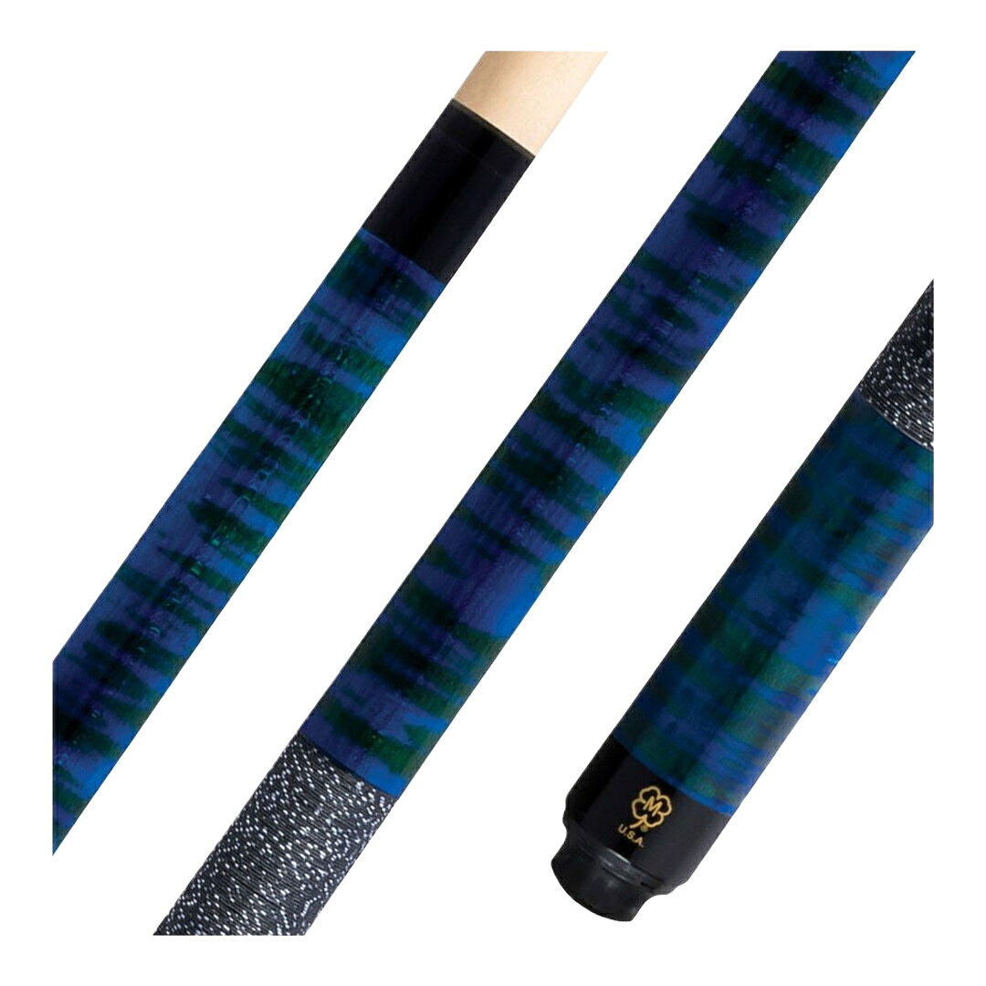 McDermott GS Series Double Washed Blue/Green Birdseye Maple プレーキュー アイリッシュリネンラップ 3/8-10山