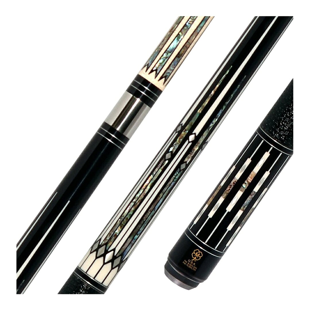McDermott 2026 Enhanced Cue of the Year プレーキュー バーズアイメープル アバロン/ピューターインレイ ブラックピッグレザーラップ i-Pro Slimシャフト搭載