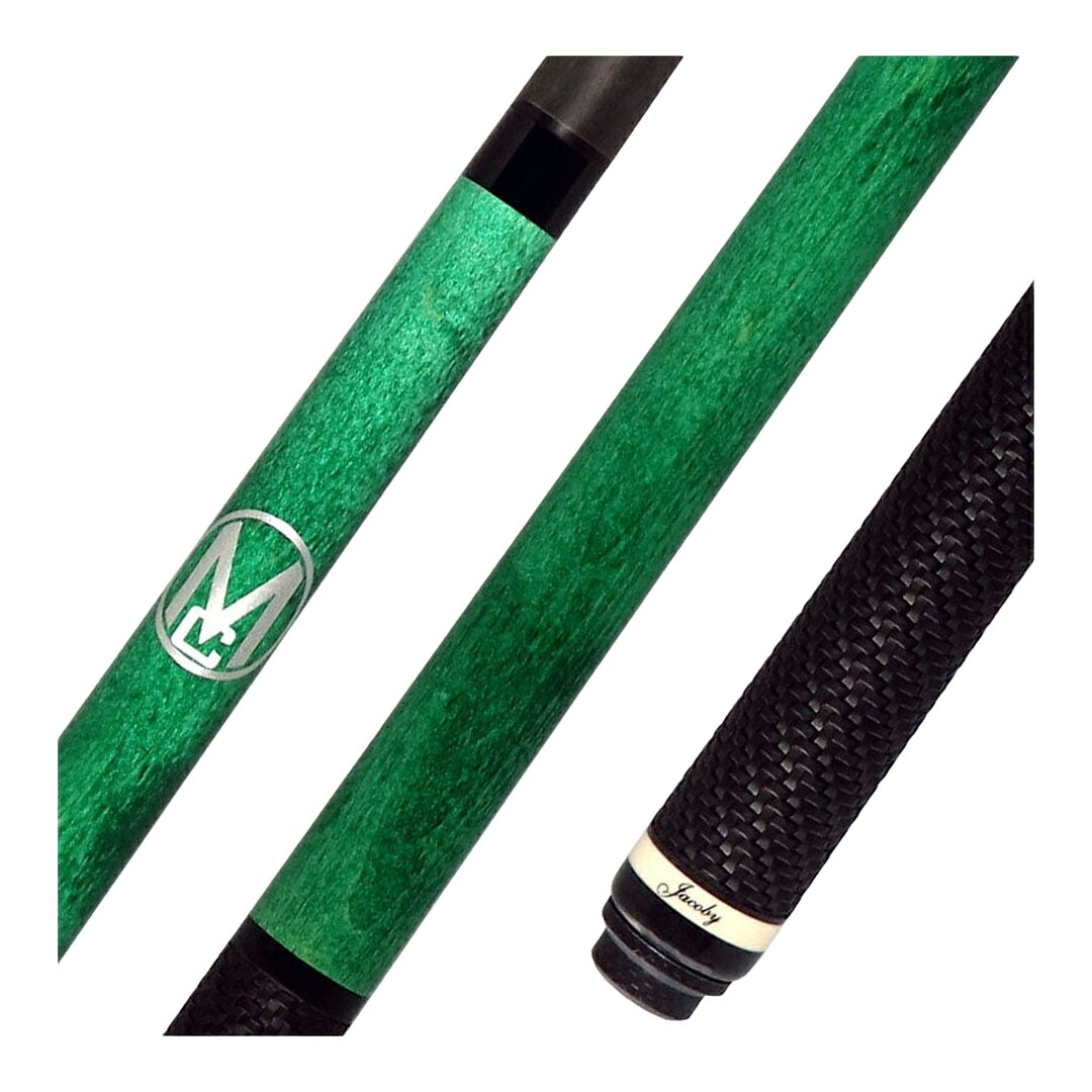 Jacoby Monster Crush Green ブレイクキュー V4カーボンシャフト ラジアルジョイント スポーツグリップ