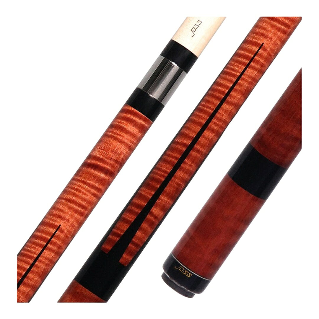 PRODUCT DETAILS Joss Nutmeg-Stained Maple with Black Points プレーキュー メープル 5ポイント ウッドグリップ 5/16-14ジョイント ビリヤードキュー【商品仕様】・ 種別：プレーキュー・ シャフト：ハードメープル・ 先端径：13.00mm・ タップ：Triangle (Medium)・ ジョイント：5/16 x 14（パイロテッド）・ 素材（フォアアーム）：メープル（ナツメグステイン）・ 素材（ハンドル）：カーリーメープル（ナツメグステイン）・ デザイン：ブラック5ポイント・ ラップ：なし（ウッドグリップ）【特徴】・ フォアアームには厳選されたメープル材を使用し、ナツメグステインで仕上げた温かみのあるクラシックなデザインです。・ 5つの鋭いブラックポイントがフォアアームに施され、視覚的なアクセントを加えています。・ ハンドル部分はラップのないウッドグリップ仕様で、ナツメグステインを施したカーリーメープルが滑らかな質感を提供します。・ ジョイント部にはポリッシュ仕上げのステンレススチール製 5/16 x 14 パイロテッドジョイントを採用し、確実な接続とソリッドな打球感を実現しています。【ご注意】・ 海外並行輸入品のため、付属の説明書がある場合は英語表記となります。【重量のご指定】・ 重量：19oz（標準）／選択可：19oz、18oz、18.25oz、18.5oz、18.75oz、19.25oz、19.5oz、19.75oz、20oz、20.25oz、20.5oz、20.75oz、21oz・ シャフト径：13.00mm（標準径のみ・変更不可）・ 重量のご希望がある場合はご注文時の備考欄にご記入ください。ご指定がない場合は標準仕様で手配いたします。・ 重量はメーカー出荷時の実測により±0.25oz程度前後することがあります。・ ご指定仕様で手配するため、ご注文後の仕様変更・返品交換はお受けできません。 ■ 商品について 海外輸入品（説明書は英語表記の場合あり） ■ ご注意 ・掲載画像は実物に近い色味になるよう調整しておりますが、ご利用の環境により差異が生じる場合があります。・複数店舗で在庫を共有しているため、ご注文後に在庫切れとなる場合がございます。 ■ 納期について お届けの目安を必ずご確認ください。 海外正規ルート仕入れ品 海外ブランド ▼ 海外正規ブランド店 正規代理店 ▼ 当 店 ※本商品は並行輸入品です 製造元は正規品と同一のブランド・メーカーです。当店では海外正規ルートより仕入れた商品を取り扱っております。流通ルートが異なるのみで、商品自体に違いはございません。 ── 当店の商品について ── 正規品のみ取り扱い 海外正規店・正規代理店から商品を直接仕入れ、国内に輸入して販売しております。 日本未入荷・海外限定モデルも多数 日本未入荷・海外限定モデルも多数取り扱っております。サイズ・カラー違いや海外限定で販売された製品など、日本では手に入りにくいアイテムをお届けいたします。 お求めやすい価格の理由 海外市場での価格差や流通ルートの違いにより、国内販売価格よりお求めやすくなっております。品質はそのままに、よりお手頃な価格でお届けいたします。 安心保証 ご使用前に万が一、製品に不具合がございました場合は、交換または商品代金のご返金にて対応させていただきます。商品到着後5日以内にご連絡ください。 ご注意 海外からの輸入品となります。海外輸送のため、外箱に軽微なスレ等がある場合がございますが、商品本体には影響ございません。 ※在庫状況は仕入先の在庫情報をもとに出来る限り正確に表示しておりますが、取寄せ商品のため、タイミングによりご注文後に欠品・キャンセルとなる場合がございます。 お探しの商品がございましたら、お気軽にご相談ください。