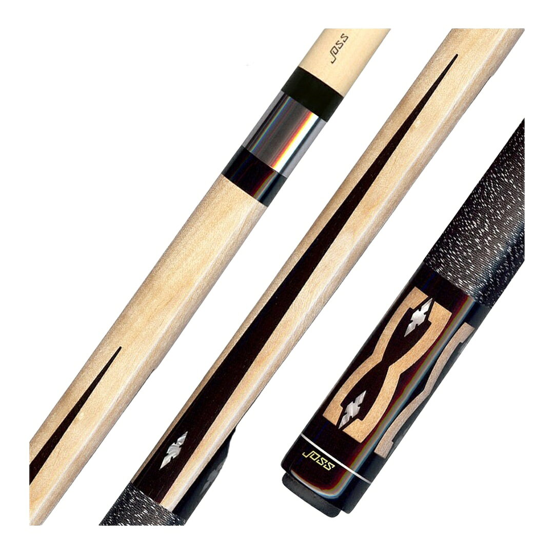 PRODUCT DETAILS Joss Curly Maple Black Points Pearl Inlays プレーキュー アイリッシュリネンラップ 5/16x14パイロテッド【商品仕様】・ 種別：プレーキュー・ シャフト：ハードメープル・ シャフト径：13.00mm・ タップ：Triangle（ミディアム）・ ジョイント：5/16x14パイロテッド ステンレススチール・ バット材質：カーリーメープル、バーチ、パールインレイ・ ラップ：アイリッシュリネン（ブラック/ホワイトスペック）・ 全長：約147cm（58インチ）【特徴】・ フォアアームに鮮やかなカーリーメープルを採用し、ブラックのポイントとパールダイヤモンドのインレイを施したデザイン。・ バットスリーブにはブラック、バーチ、パールを組み合わせた複雑な装飾を採用。・ 5/16x14パイロテッドジョイントとフェノール樹脂製のジョイントカラーにより、ソリッドな打感とエネルギー伝達を実現。・ グリップ部には吸湿性に優れた伝統的なブラックアイリッシュリネンラップを使用。【ご注意】・ 海外並行輸入品のため、付属の説明書がある場合は英語表記となります。【重量のご指定】・ 重量：19oz（標準）／選択可：19oz、18oz、18.25oz、18.5oz、18.75oz、19.25oz、19.5oz、19.75oz、20oz、20.25oz、20.5oz、20.75oz、21oz・ シャフト径：13.00mm（標準径のみ・変更不可）・ 重量のご希望がある場合はご注文時の備考欄にご記入ください。ご指定がない場合は標準仕様で手配いたします。・ 重量はメーカー出荷時の実測により±0.25oz程度前後することがあります。・ ご指定仕様で手配するため、ご注文後の仕様変更・返品交換はお受けできません。 ■ 商品について 海外輸入品（説明書は英語表記の場合あり） ■ ご注意 ・掲載画像は実物に近い色味になるよう調整しておりますが、ご利用の環境により差異が生じる場合があります。・複数店舗で在庫を共有しているため、ご注文後に在庫切れとなる場合がございます。 ■ 納期について お届けの目安を必ずご確認ください。 海外正規ルート仕入れ品 海外ブランド ▼ 海外正規ブランド店 正規代理店 ▼ 当 店 ※本商品は並行輸入品です 製造元は正規品と同一のブランド・メーカーです。当店では海外正規ルートより仕入れた商品を取り扱っております。流通ルートが異なるのみで、商品自体に違いはございません。 ── 当店の商品について ── 正規品のみ取り扱い 海外正規店・正規代理店から商品を直接仕入れ、国内に輸入して販売しております。 日本未入荷・海外限定モデルも多数 日本未入荷・海外限定モデルも多数取り扱っております。サイズ・カラー違いや海外限定で販売された製品など、日本では手に入りにくいアイテムをお届けいたします。 お求めやすい価格の理由 海外市場での価格差や流通ルートの違いにより、国内販売価格よりお求めやすくなっております。品質はそのままに、よりお手頃な価格でお届けいたします。 安心保証 ご使用前に万が一、製品に不具合がございました場合は、交換または商品代金のご返金にて対応させていただきます。商品到着後5日以内にご連絡ください。 ご注意 海外からの輸入品となります。海外輸送のため、外箱に軽微なスレ等がある場合がございますが、商品本体には影響ございません。 ※在庫状況は仕入先の在庫情報をもとに出来る限り正確に表示しておりますが、取寄せ商品のため、タイミングによりご注文後に欠品・キャンセルとなる場合がございます。 お探しの商品がございましたら、お気軽にご相談ください。