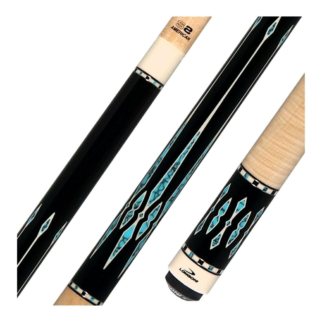 Longoni Black Mamba II プレーキュー S2 American ウッドシャフト VP2ジョイント ノーラップ URAL材 バーズアイメープル