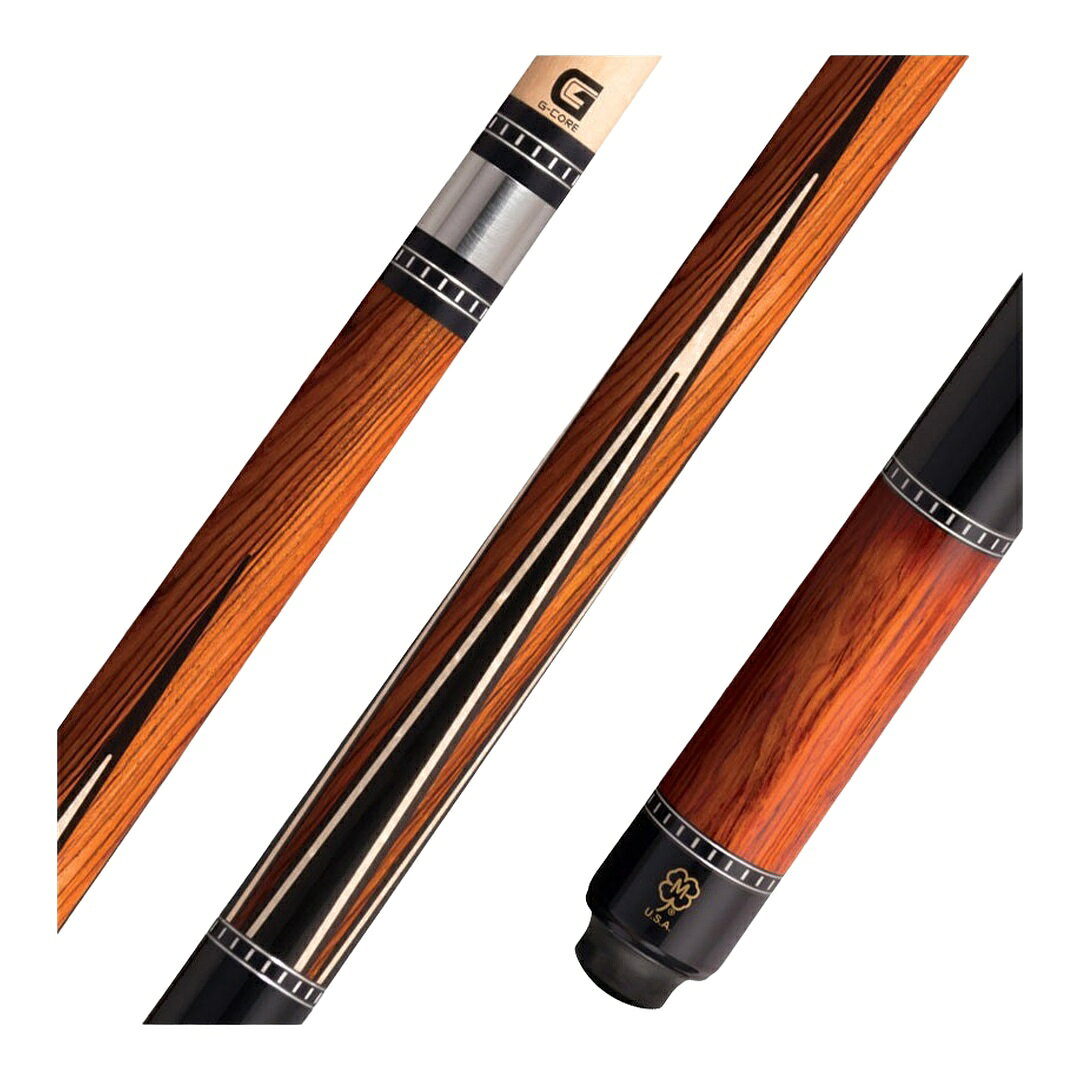 PRODUCT DETAILS McDermott 50th Anniversary Series Cocobolo Ebony Points プレーキュー ビリヤードキュー G-Coreシャフト ノーラップ 専用ケース付【商品仕様】・ 種別：プレーキュー・ シャフト：G-Core ハイパフォーマンスシャフト・ ジョイント：3/8x10（ステンレススチールカラー）・ バット材質：ココボロ、エボニー、バーズアイメープル、ミシガンメープル・ ラップ：ノーラップ（ブラックペイント）・ 全長：58インチ（約147.3cm）・ 付属品：50周年記念 1x1専用ケース【特徴】・ McDermott社の創立50周年を記念して世界限定50本のみ生産されたアニバーサリーモデルです。・ フォアアームとスリーブにはココボロ材を使用し、エボニーとバーズアイメープルによる4つのポインテッドデザインを施しています。・ 多層構造のカーボンファイバーコアを内蔵したG-Coreシャフトを標準装備しています。・ グリップ部分はミシガンメープルにブラックペイントを施したノーラップ仕様となっております。・ バットには50周年記念のロゴが入り、シルバーおよびインデックスリングがアクセントとして配置されています。【ご注意】・ 海外並行輸入品のため、付属の説明書がある場合は英語表記となります。【重量のご指定】・ 重量：19oz（標準）／選択可：19oz、18oz、18.25oz、18.5oz、18.75oz、19.25oz、19.5oz、19.75oz、20oz、20.25oz、20.5oz、20.75oz、21oz・ シャフト径：13.00mm（標準径のみ・変更不可）・ 重量のご希望がある場合はご注文時の備考欄にご記入ください。ご指定がない場合は標準仕様で手配いたします。・ 重量はメーカー出荷時の実測により±0.25oz程度前後することがあります。・ ご指定仕様で手配するため、ご注文後の仕様変更・返品交換はお受けできません。 ■ 商品について 海外輸入品（説明書は英語表記の場合あり） ■ ご注意 ・掲載画像は実物に近い色味になるよう調整しておりますが、ご利用の環境により差異が生じる場合があります。・複数店舗で在庫を共有しているため、ご注文後に在庫切れとなる場合がございます。 ■ 納期について お届けの目安を必ずご確認ください。 海外正規ルート仕入れ品 海外ブランド ▼ 海外正規ブランド店 正規代理店 ▼ 当 店 ※本商品は並行輸入品です 製造元は正規品と同一のブランド・メーカーです。当店では海外正規ルートより仕入れた商品を取り扱っております。流通ルートが異なるのみで、商品自体に違いはございません。 ── 当店の商品について ── 正規品のみ取り扱い 海外正規店・正規代理店から商品を直接仕入れ、国内に輸入して販売しております。 日本未入荷・海外限定モデルも多数 日本未入荷・海外限定モデルも多数取り扱っております。サイズ・カラー違いや海外限定で販売された製品など、日本では手に入りにくいアイテムをお届けいたします。 お求めやすい価格の理由 海外市場での価格差や流通ルートの違いにより、国内販売価格よりお求めやすくなっております。品質はそのままに、よりお手頃な価格でお届けいたします。 安心保証 ご使用前に万が一、製品に不具合がございました場合は、交換または商品代金のご返金にて対応させていただきます。商品到着後5日以内にご連絡ください。 ご注意 海外からの輸入品となります。海外輸送のため、外箱に軽微なスレ等がある場合がございますが、商品本体には影響ございません。 ※在庫状況は仕入先の在庫情報をもとに出来る限り正確に表示しておりますが、取寄せ商品のため、タイミングによりご注文後に欠品・キャンセルとなる場合がございます。 お探しの商品がございましたら、お気軽にご相談ください。