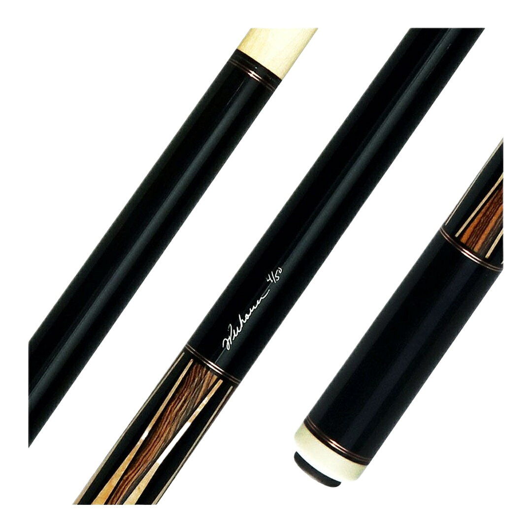Pechauer Limited Edition Camelot Blackmoor プレーキュー エボニー ボコテ バーズアイメープル ノーラップ Speed Joint ビリヤードキュー