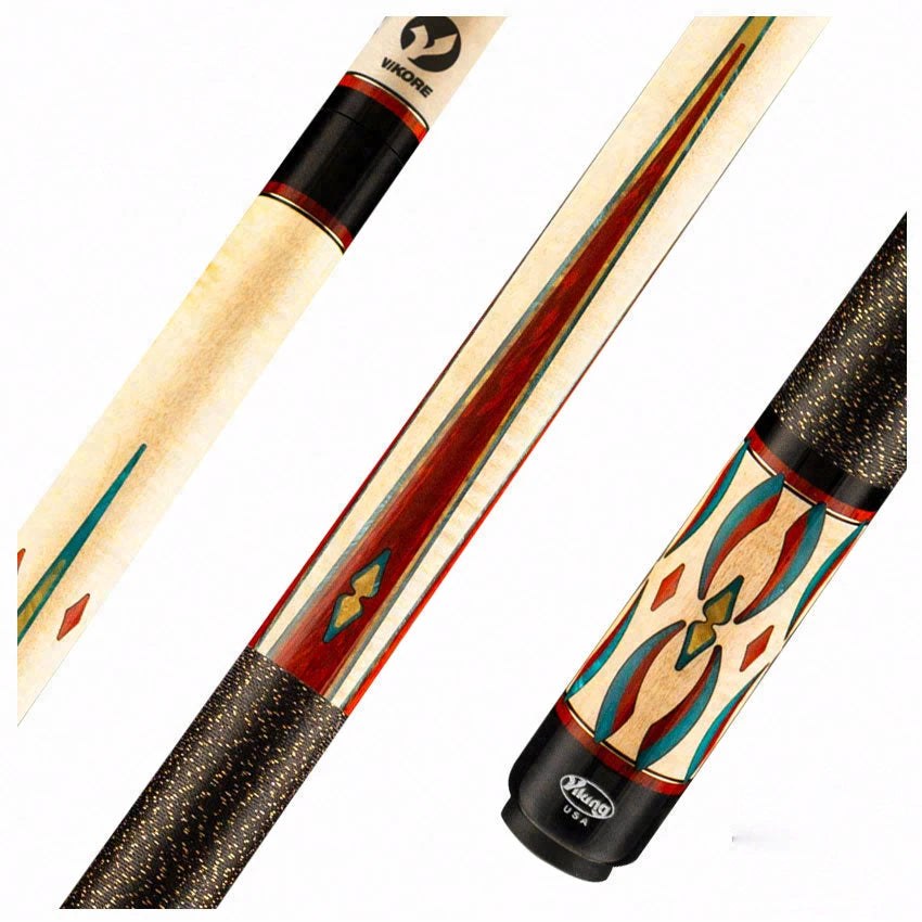 Viking SmartShops Series Cue of the Month プレーキュー カーリーメープル アイリッシュリネンラップ Vikingクイックリリース ViKOREシャフト搭載