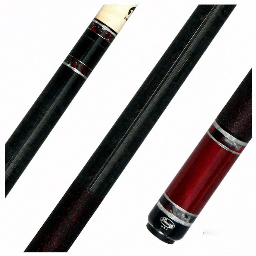 Viking SmartShops プレーキュー カーリーメープル レッドパール アイリッシュリネンラップ 5/16クイックリリース ビリヤードキュー
