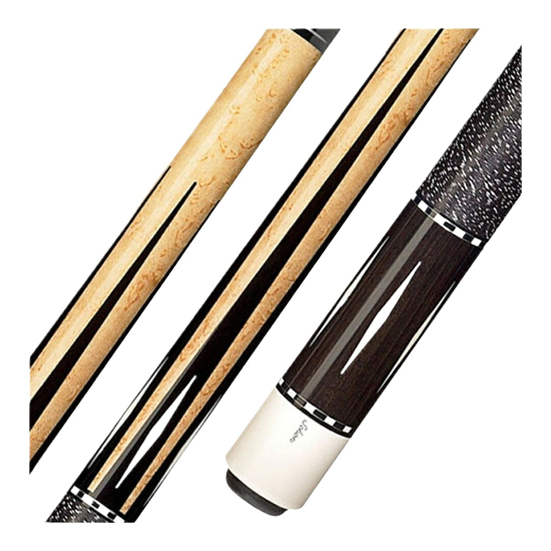 Schon STL Series プレーキュー バーズアイメープル エボニー ダイヤモンドインレイ アイリッシュリネンラップ 5/16x14ジョイント