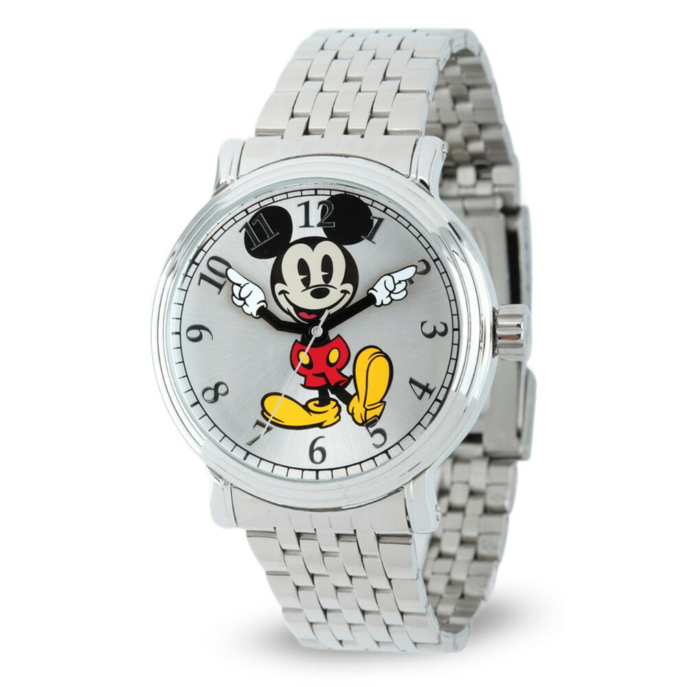 ディズニー ミッキーマウス 腕時計 大人用 ヴィンテージ アーティキュレーティングハンド アナログクオーツ