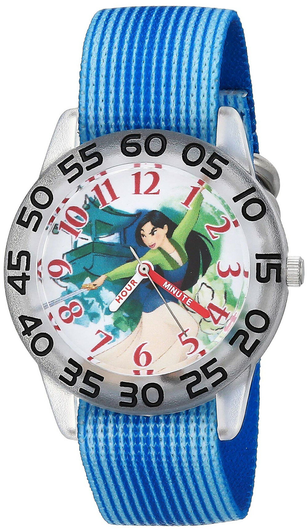 ディズニー プリンセス キッズ 時計 アナログクオーツ プラスチック ナイロンストラップ