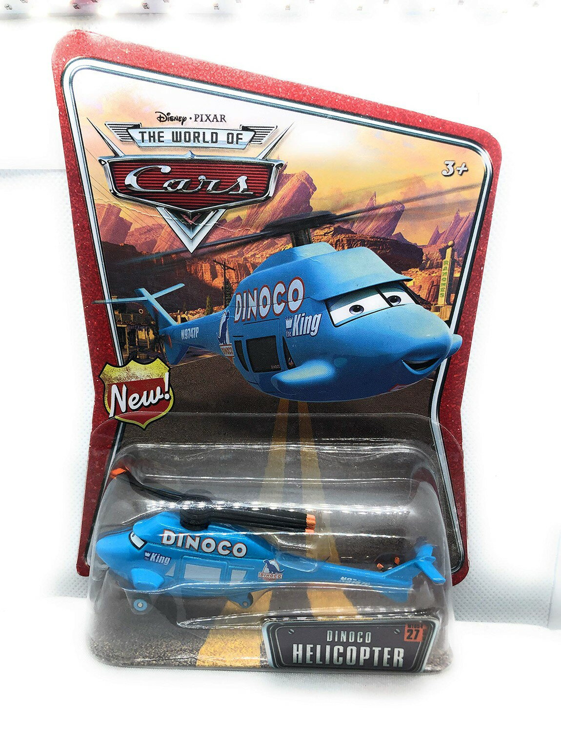 ディズニー カーズ ダイナコ ヘリコプター ミニカー フィギュア 1/55スケール マテル