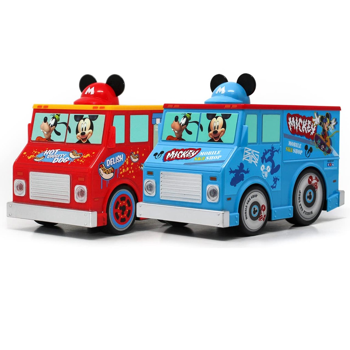 ディズニー ミッキーマウス ディズニージュニア フリクション トラック 2個セット ...