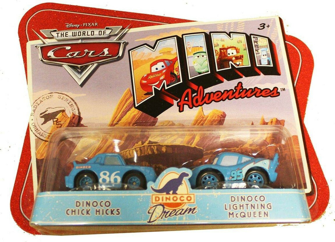 ディズニー カーズ 2台セット ダイナコ ライトニング マックィーン ＆ チック ヒックス フィギュア おもちゃ