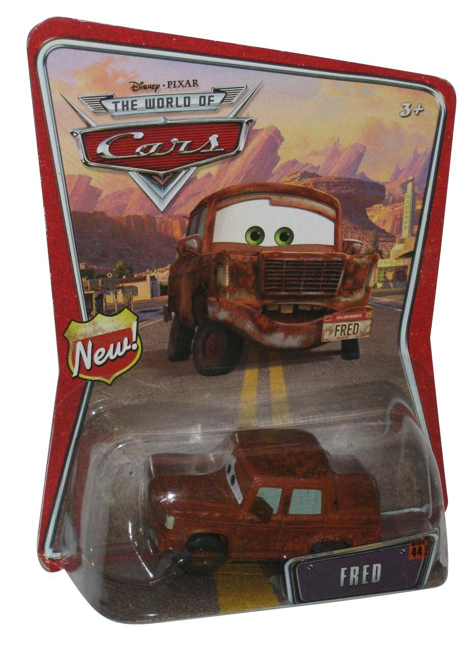 PRODUCT DETAILS ディズニー ピクサー カーズ フレッド ミニカー フィギュア マテル ワールドオブカーズ バックグラウンドカード付【商品仕様】・ ブランド：マテル・ 作品名：カーズ・ キャラクター名：フレッド・ アイテム種別：ミニカー/フィギュア【特徴】・ ディズニー・ピクサー映画『カーズ』に登場するキャラクター、フレッドのダイキャスト製ミニカーです。・ マテル社製の「ワールド・オブ・カーズ」シリーズのパッケージ仕様です。・ パッケージの左側に「New」のシンボルマークが記載されたバックグラウンドカードが付属しています。 ■ 商品について 海外輸入品（説明書は英語表記の場合あり） ■ ご注意 ・掲載画像は実物に近い色味になるよう調整しておりますが、ご利用の環境により差異が生じる場合があります。・複数店舗で在庫を共有しているため、ご注文後に在庫切れとなる場合がございます。 ■ 納期について お届けの目安を必ずご確認ください。 海外正規ルート仕入れ品 海外ブランド ▼ 海外正規ブランド店 正規代理店 ▼ 当 店 ※本商品は並行輸入品です 製造元は正規品と同一のブランド・メーカーです。当店では海外正規ルートより仕入れた商品を取り扱っております。流通ルートが異なるのみで、商品自体に違いはございません。 ── 当店の商品について ── 正規品のみ取り扱い 海外正規店・正規代理店から商品を直接仕入れ、国内に輸入して販売しております。 日本未入荷・海外限定モデルも多数 日本未入荷・海外限定モデルも多数取り扱っております。サイズ・カラー違いや海外限定で販売された製品など、日本では手に入りにくいアイテムをお届けいたします。 お求めやすい価格の理由 海外市場での価格差や流通ルートの違いにより、国内販売価格よりお求めやすくなっております。品質はそのままに、よりお手頃な価格でお届けいたします。 安心保証 ご使用前に万が一、製品に不具合がございました場合は、交換または商品代金のご返金にて対応させていただきます。商品到着後5日以内にご連絡ください。 ご注意 海外からの輸入品となります。海外輸送のため、外箱に軽微なスレ等がある場合がございますが、商品本体には影響ございません。 ※在庫状況は仕入先の在庫情報をもとに出来る限り正確に表示しておりますが、取寄せ商品のため、タイミングによりご注文後に欠品・キャンセルとなる場合がございます。 お探しの商品がございましたら、お気軽にご相談ください。