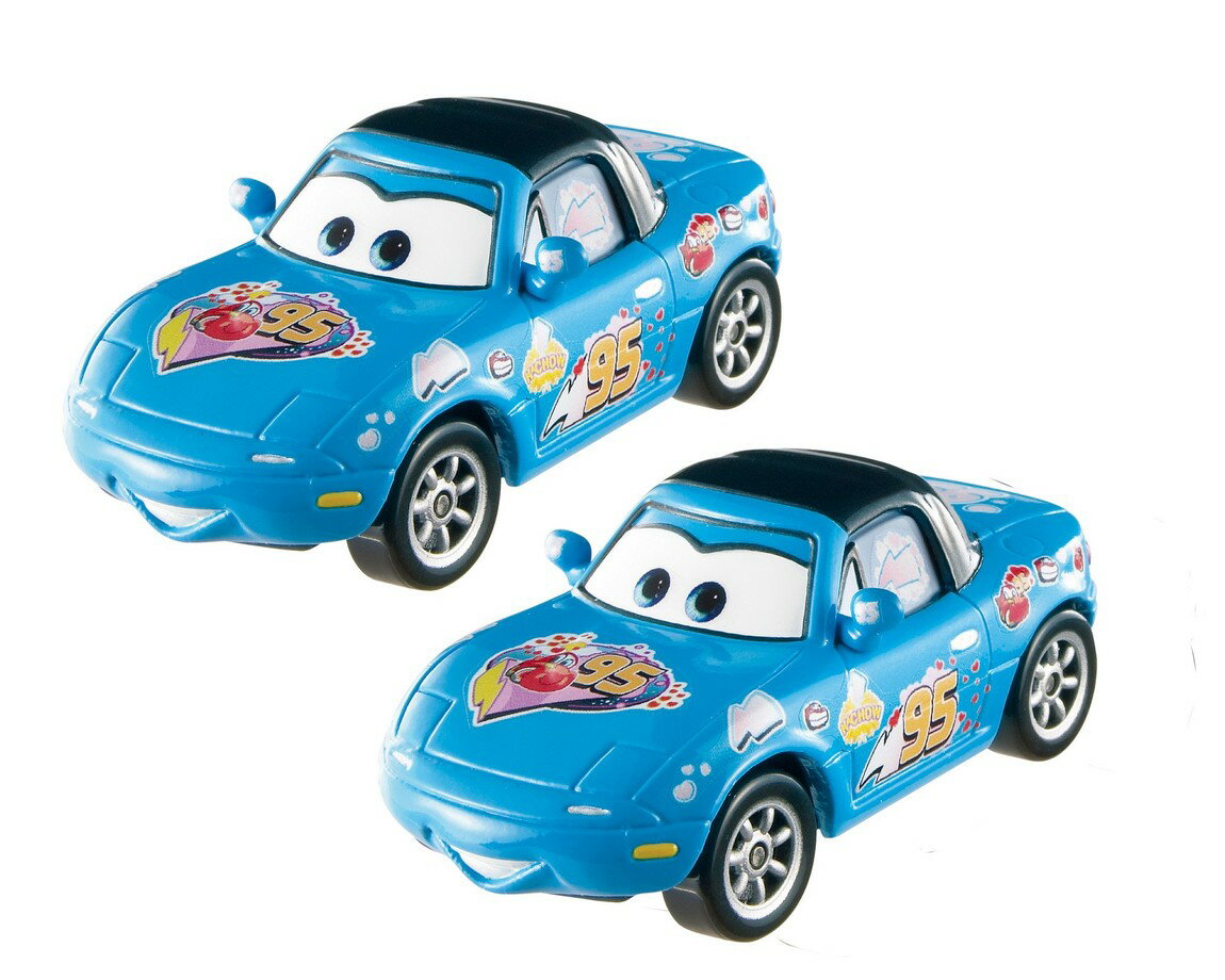 ディズニー ピクサー カーズ ダイナコ ミア ティア ミニカー フィギュア 2台セット ダイキャスト 1:55スケール