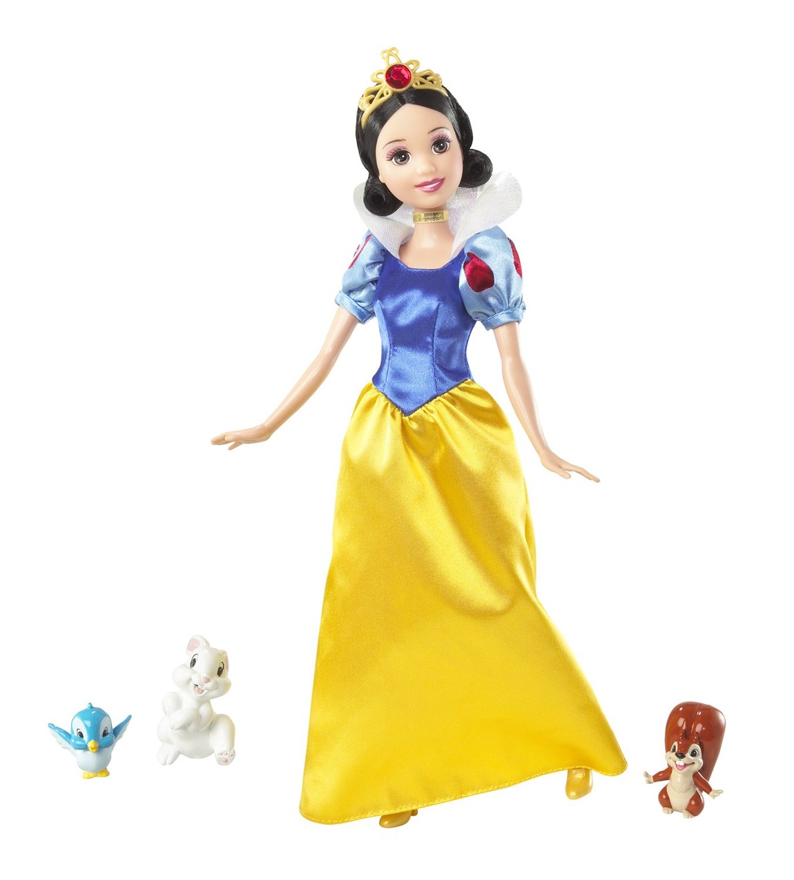 ディズニー 白雪姫 プリンセス 人形 ドール プレイセット フィギュア 動物の仲間たち 4体セット
