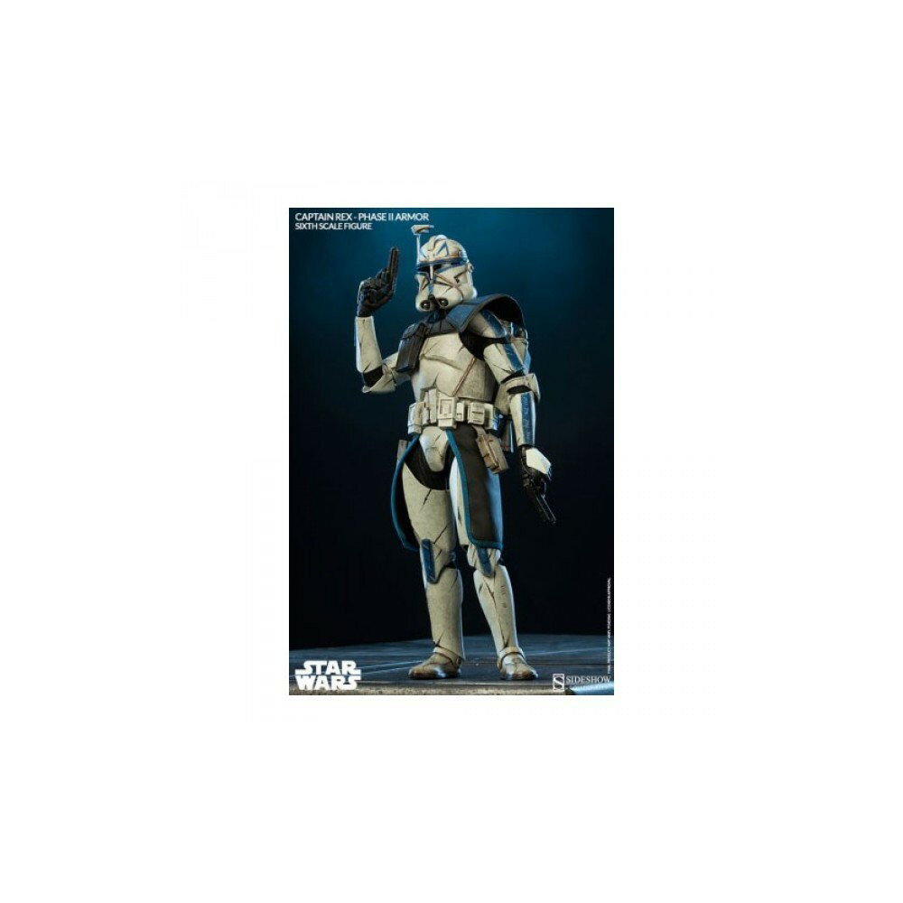 ディズニー スターウォーズ キャプテン・レックス アクションフィギュア サイドショウ 1/6スケール 可動式